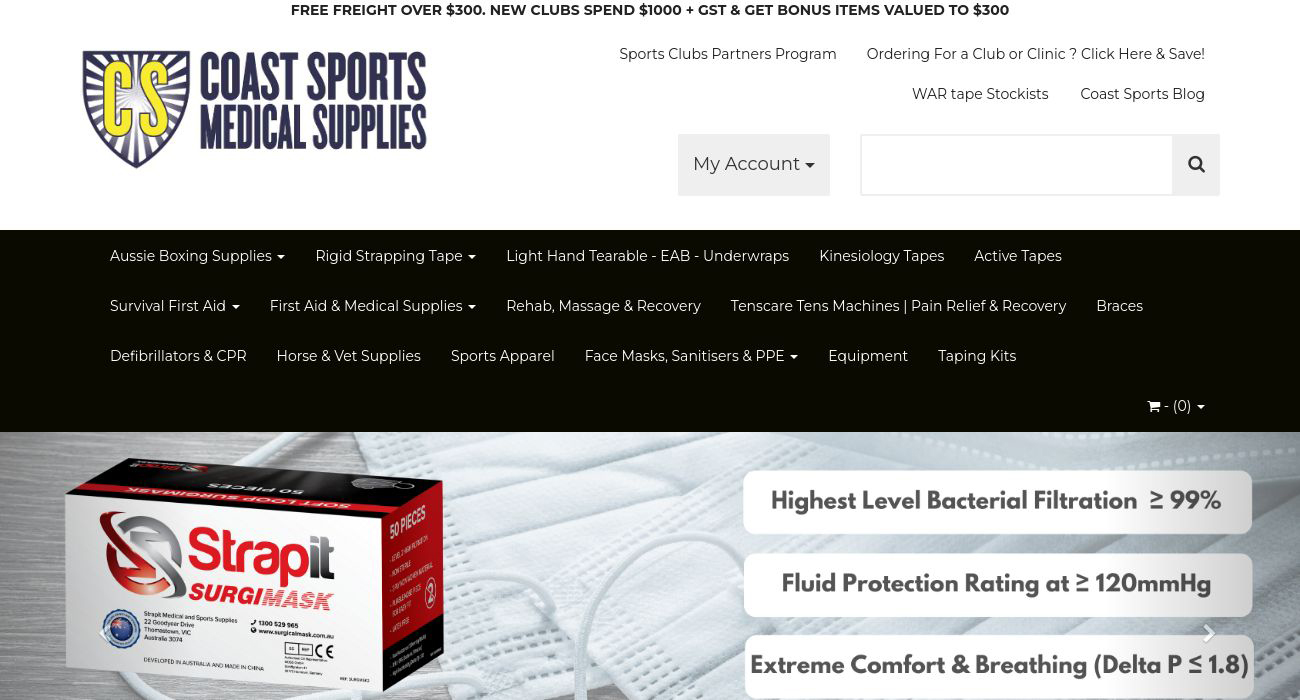 Coast Sports Medical Supplies
